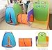 Alvantor Kids Tent Play Tent Fun Toss It Game Zone 3in1 Pop Up Play Tunnel Indoor Outdoor Great Game  Toy Gift for Children Include 4 Balls - Image 4
