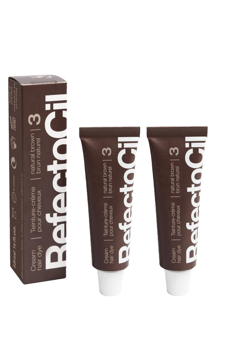 Refectocil - RefectoCil Cream Hair Dye 2-Pack – Professional Hair Tint for Long-Lasting Color - Image 1