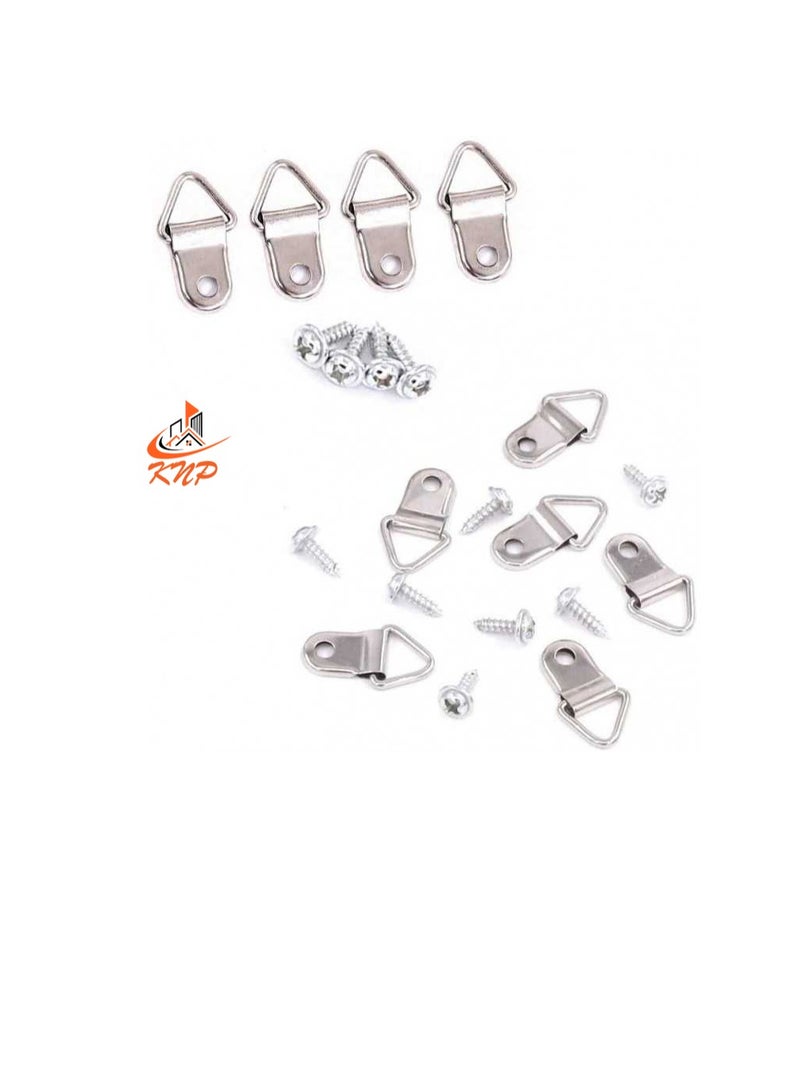 KNP KNP 100-Piece D-Ring Triangle Picture Hooks 25X15MM - Image 1