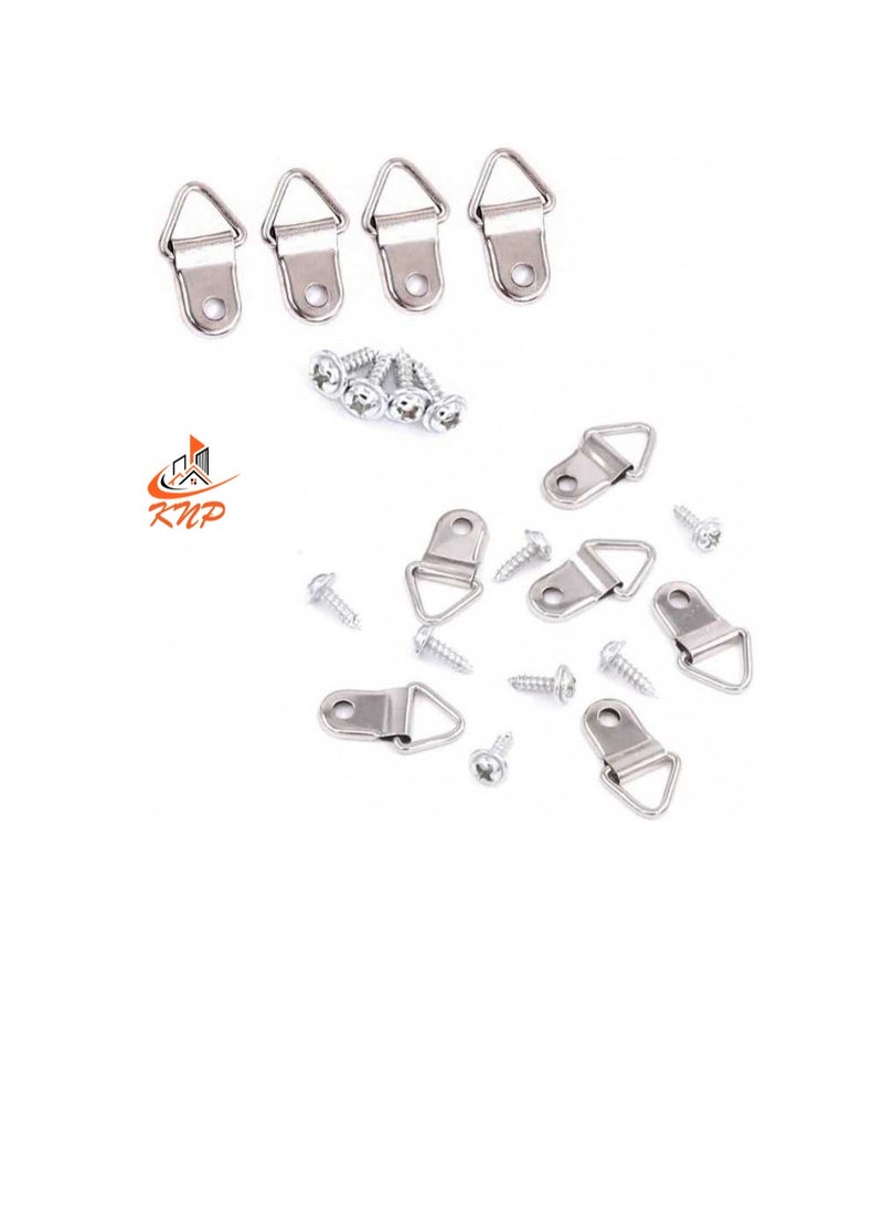 KNP KNP 100-Piece D-Ring Triangle Picture Hooks 25X15MM - Image 2