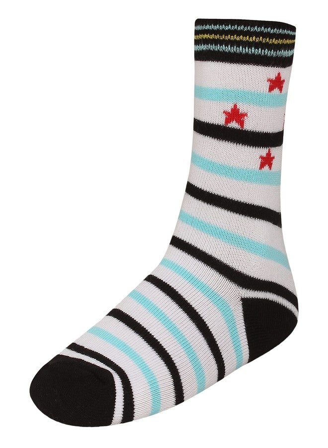 CREATURE Girls And Boys Printed Multicolored Cotton Socks CRE-KIDS-P5-111 (3-4 YEARS) - Image 4