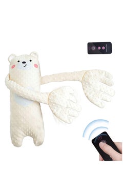 MIXDE Baby Patting Pillow,Patting Soother Pillow for Baby - Electric Animal Shape Toddler Toys with Remote Control, Nursery Decor Startle Prevention for Boys Girls  - Image 1