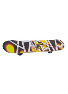 Wasp skateboard By FunZz Size 79 X 20 Cm,Double Kick Concave Skate Board, Complete Skate Board Wood Outdoor Sports Longboards for Teens Adults Beginners Girls Boys Kids  - Image 1