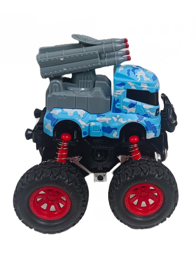 D-Power دي-باور - سيارة حيلة عسكرية احتكاك - لون كاكي بني | سيارات حيلة، بدون بطاريات، هدية مثالية للأطفال | 3+ - Image 3