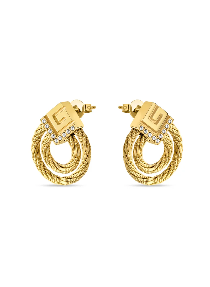 Guy Laroche Tina Gold Plated Earrings