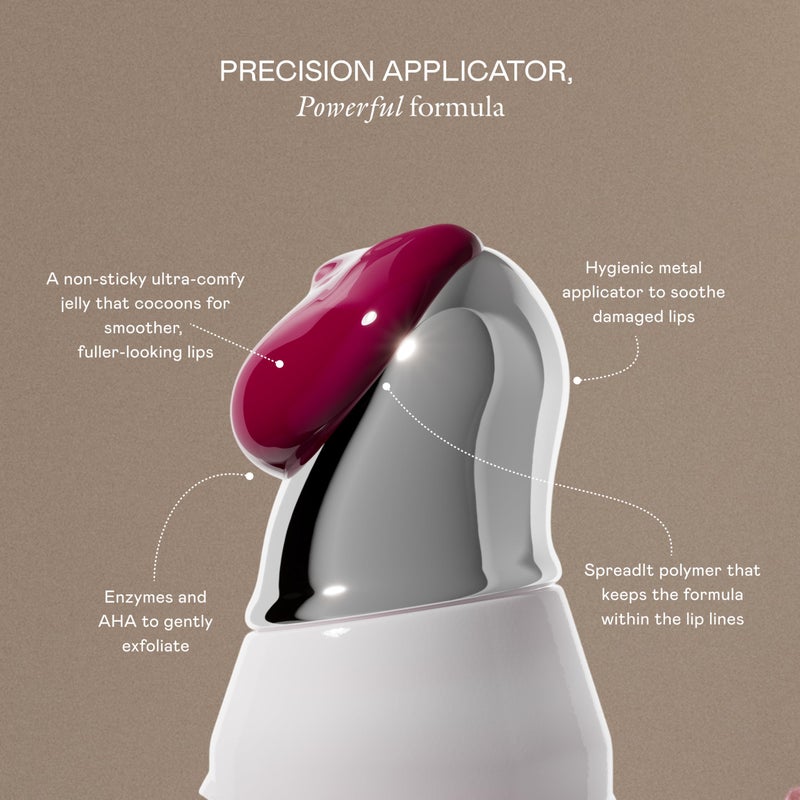 EADEM Le Chouchou Lip Softening Balm, Lip Gloss for Women, Lip Plumper & Lip Mask, Overnight Hydrating & Moisturizing Luxury Lip Balm, 0.5 oz, Bissap Glaze - Image 3