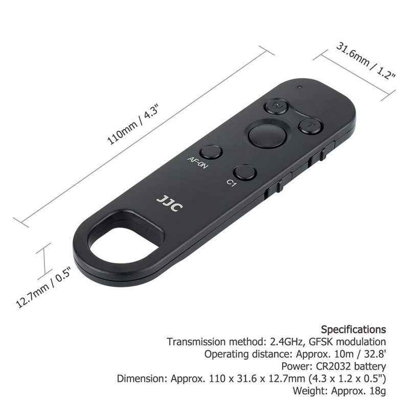 JJC RMT-P1BT Bluetooth Wireless Remote Control Commander for Sony ZV-1 II ZV1 ZV-E1 ZV1F ZV-1F RX100VII RX100M7 ZV-E10 A9III FX30 FX3 A6700 A6600 A6100 A7CR A7C II A7CII A7IV III A7RIV A7RV A7SIII A1 - Image 3
