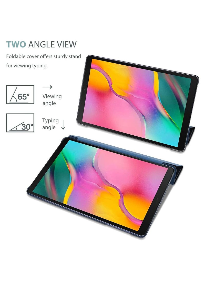 Procases - ProCase Galaxy Tab A 10.1 Case 2019 Model T510 T515 T517, Slim Lightweight Stand Case Shell Cover for 10.1 Inch Galaxy Tab A Tablet SM-T510 SM-T515 SM-T517 2019 Release -Navy - Image 1