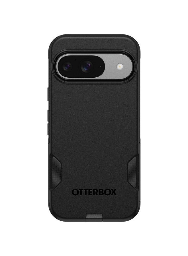 أوتربوكس جراب OtterBox Commuter Series لهاتف Google Pixel 9 و9 Pro - أسود، فائق النحافة، متوافق مع الشحن اللاسلكي، حواف مرتفعة لحماية الكاميرا والشاشة - Image 1