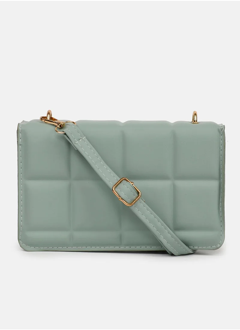 Haute Sauce Clara Green Cross Body Bag
