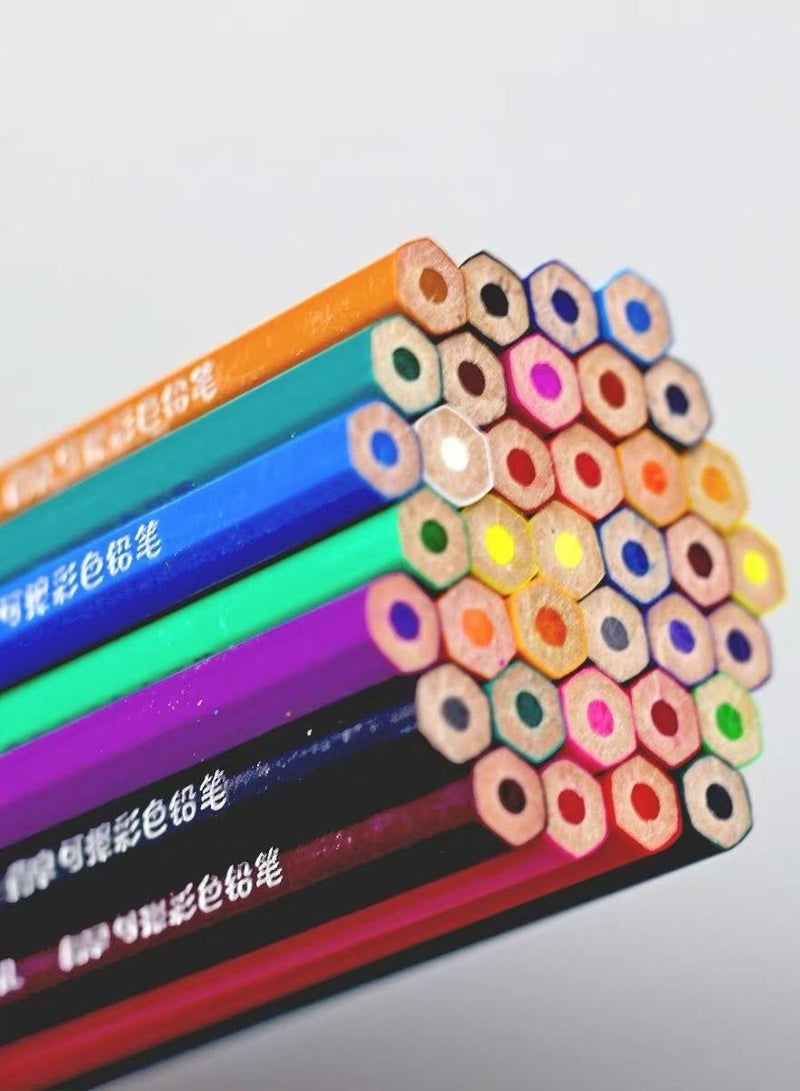Generic 12-Piece Color Pencils In Round Tin Multicolour  - Image 2