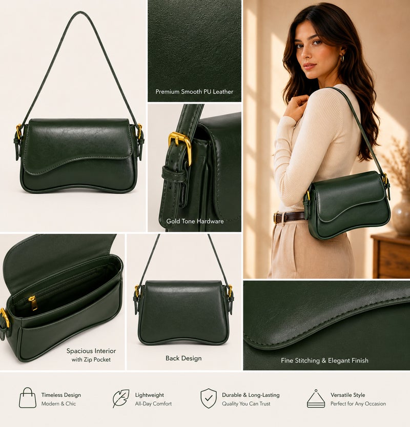 KANAZ-Chic Women's Shoulder Bag for Everyday Style - Image 3