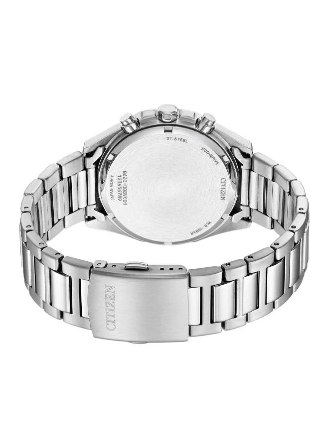 سيتيزن Men's Stainless Steel Eco-Drive Chronograph Watch CA4590-81A - 41 mm
