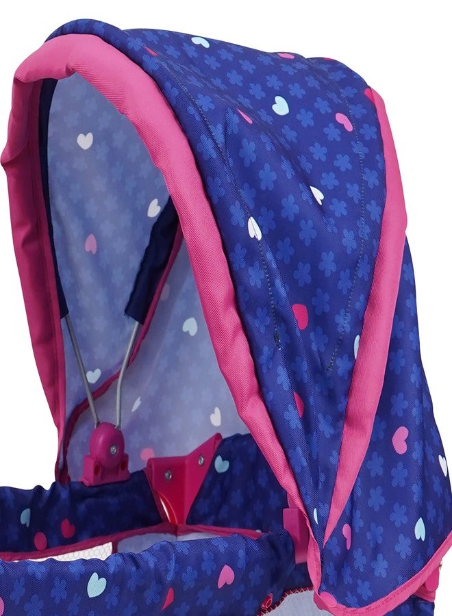 509 Crew Unicorn Doll Sleep n Care Play Yard - Kids Pretend Play, Retractable Canopy, Wheels, Folds for Travel & Storage, Ages 3+ - Image 4