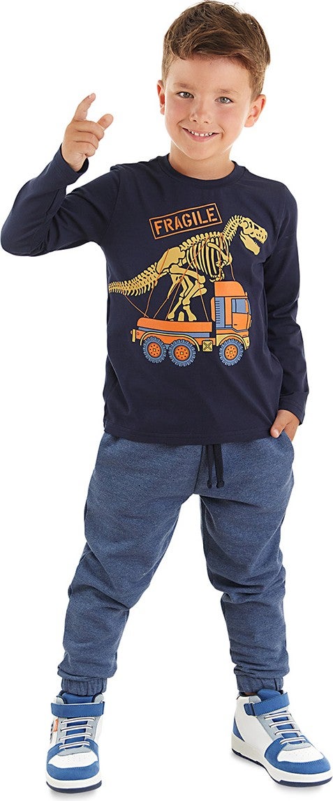 Mshb&G Fragile Boy T-Shirt Trousers Set  - Image 1