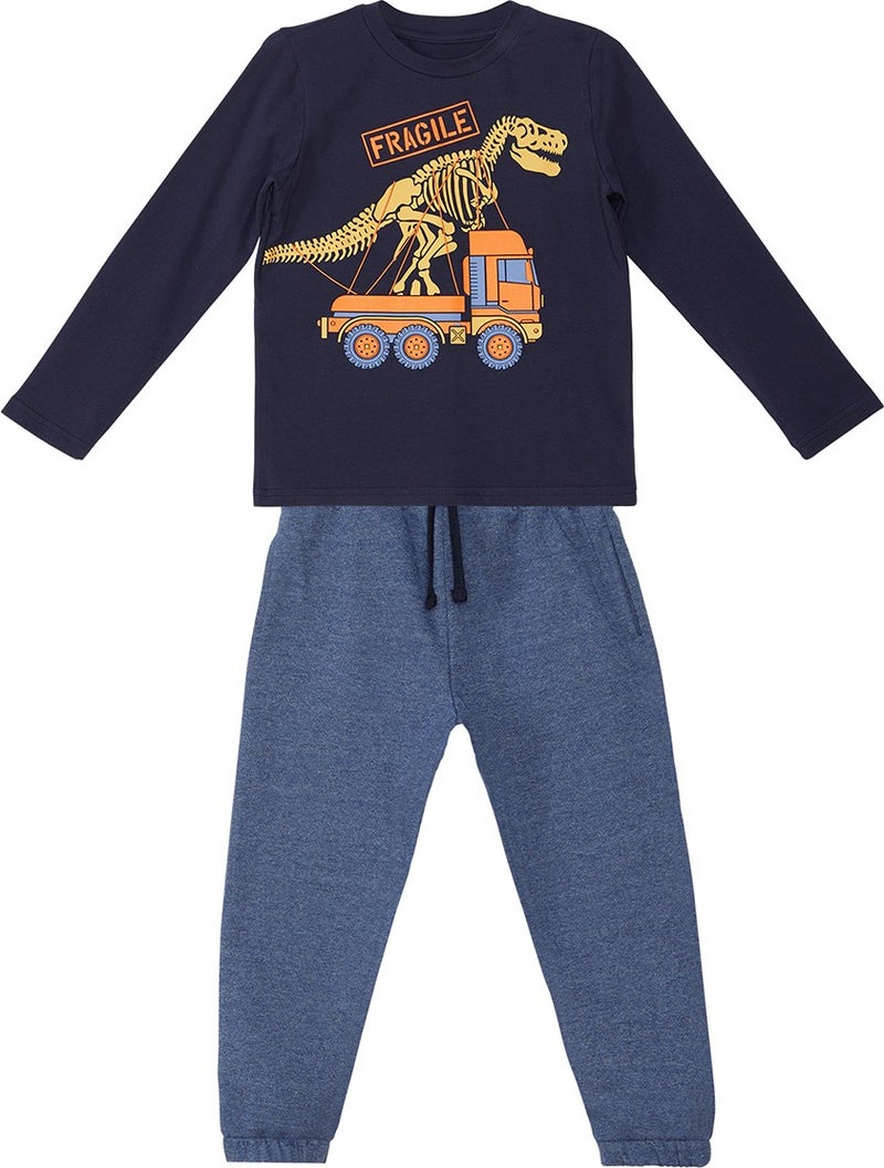 Mshb&G Fragile Boy T-Shirt Trousers Set  - Image 3