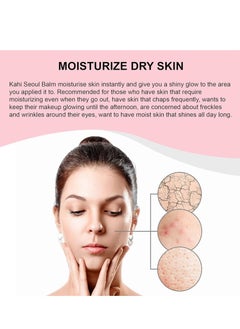 KAHI KAHI Wrinkle Bounce Multi Balm Facial Moisturizer | All-in-One Hydrating Lip Balm Eye Cream Neck Cream Make Up Base & Face Mist Moisture Balm Stick | Daily Face Moisturizer Stick (0.32 fl oz)  - Image 5