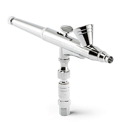 PointZero Dual-Action 2cc Gravity-Feed Airbrush 3 Tip Set (.2mm .3mm .5mm) - Image 2
