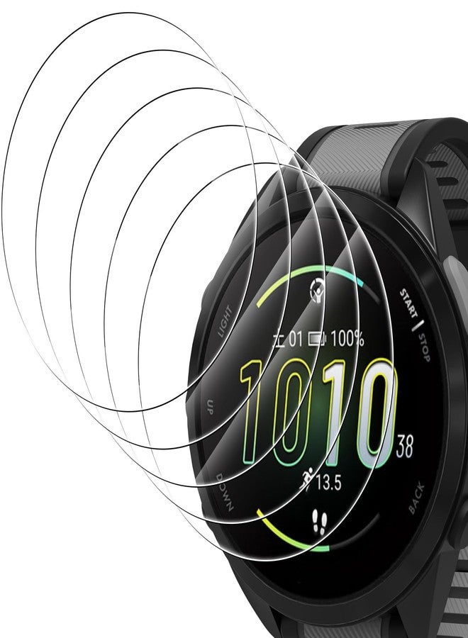 Simpeak 5-Pack Screen Protector Compatible with Garmin Forerunner 165 Smartwatch, 9H Hardness Tempered Glass Protective Film, Anti-Scratch, Sensitive Touch - Image 1