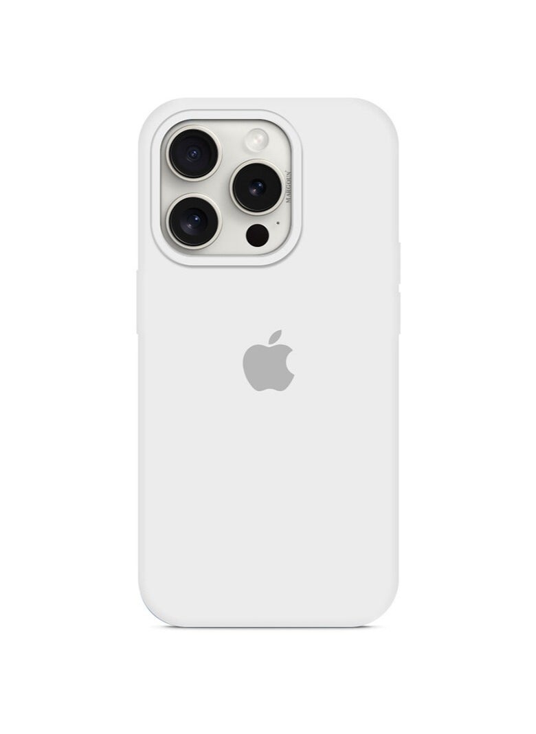 Generic  Case Cover For Apple iPhone 15 Pro l Case with MagSafe - White ​​​​​​