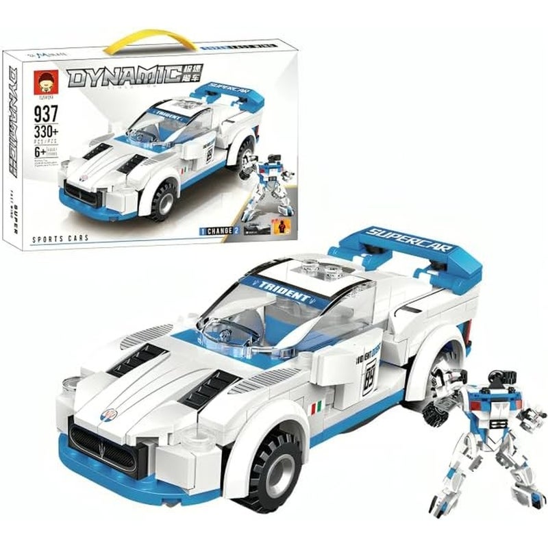 Dynamic Sports Transformer Car Building Blocks 330 Pieces - 937 - Image 1