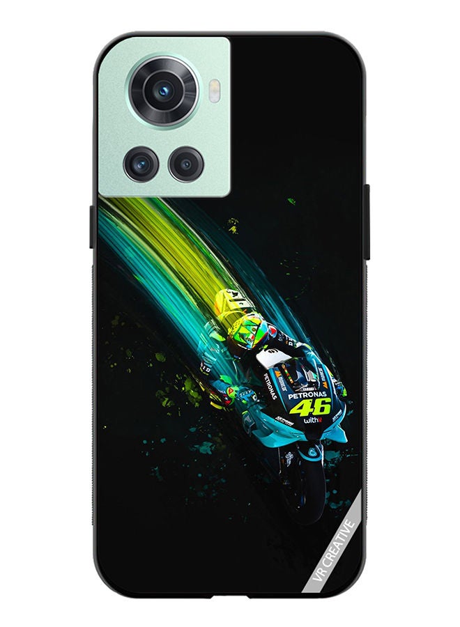 VR CREATIVE Protective Case Cover For OnePlus 10R Bike Design Multicolour - Image 1