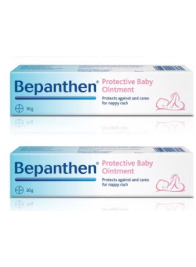 Bepanthen Nappy Care Ointment 30G-2PCS– Gentle Protection & Relief for Baby Nappy Rash