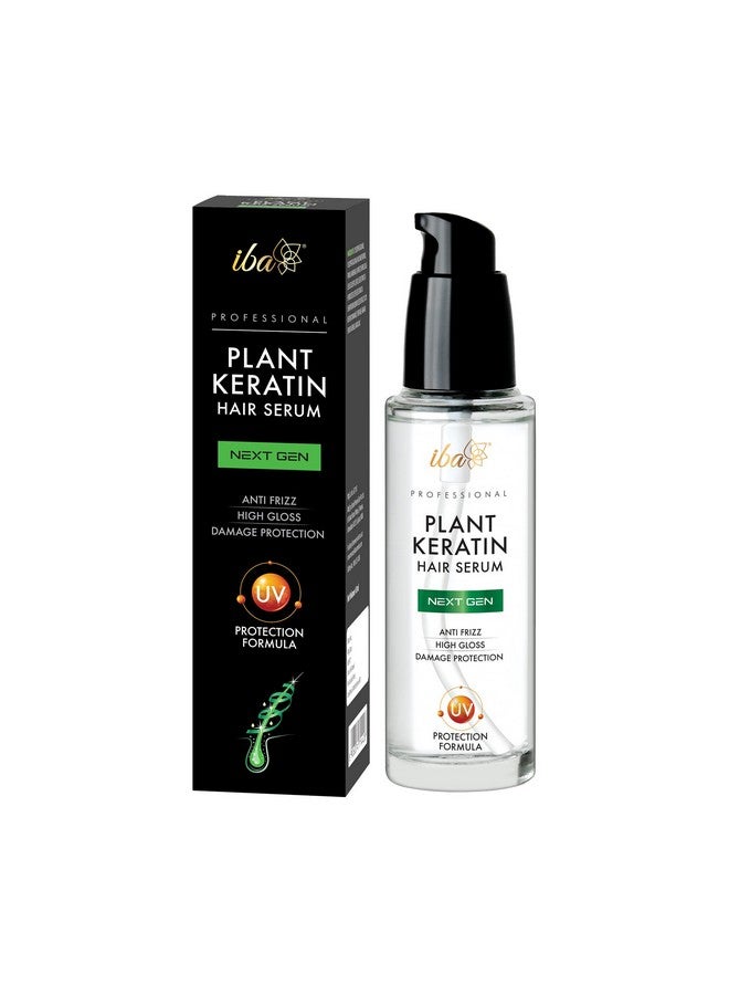Iba Professional Plant Keratin Next Gen Hair Serum With Argan Oil & Uv Filters Protects Dry Damaged Hair & Frizz Control Soft Smooth Halal Certified & Vegan 45Ml - Image 1