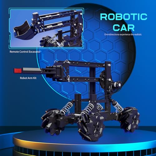 VANLINNY Robotic Arm Kit STEM Projects for Kids Ages 812 Science Kits Electronic Robot Arm for Boys Girls to Learn ProgrammingTechnology Educational Building Kits for Beginners Xmas Gifts for Teens - Image 5