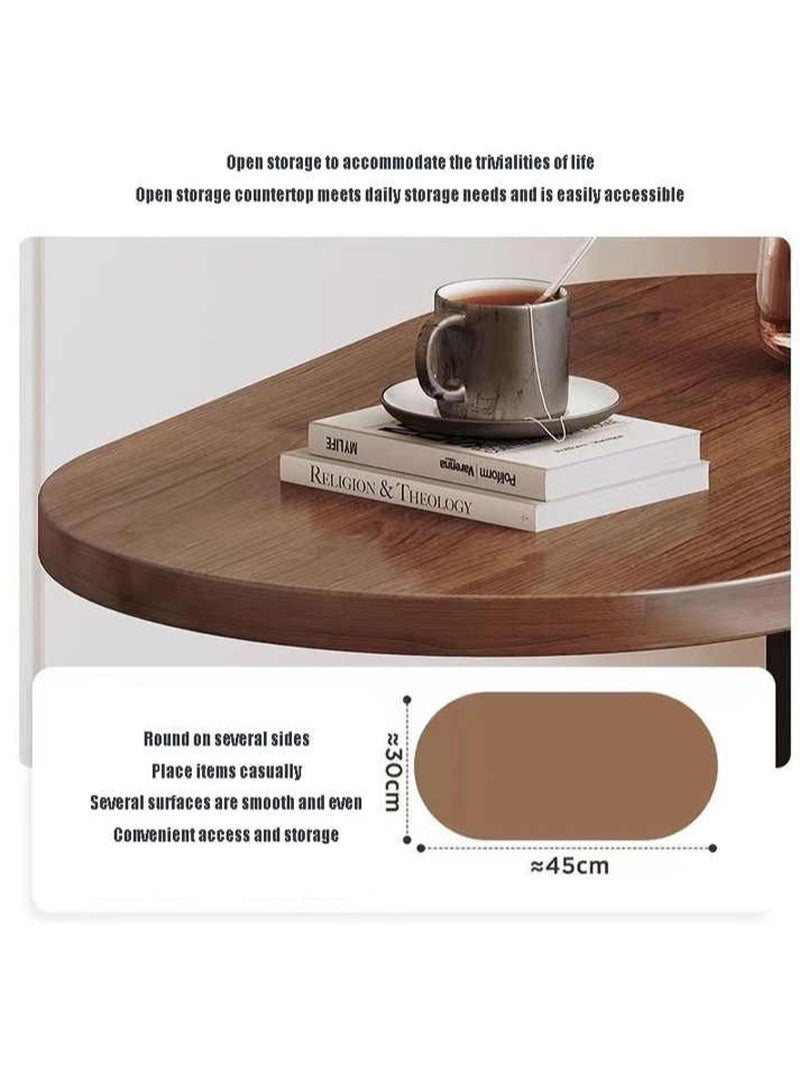 AVHUGOO Coffee Table Modern Home Sofa Round Tea Table Light Luxury Modern Living Room Small House Tea Side Table - Image 4