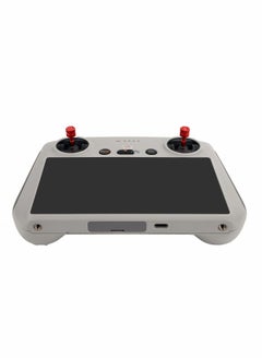 KASTWAVE أذرع التحكم عن بُعد Mini 3 Pro لطائرة DJI، ملصقات إبهام وحدة التحكم المصنوعة من سبائك الألمنيوم، قطع غيار عصا التحكم/الدوائر/المؤشرات، لملحقات DJI Mini 3 Pro (أحمر)  - Image 5