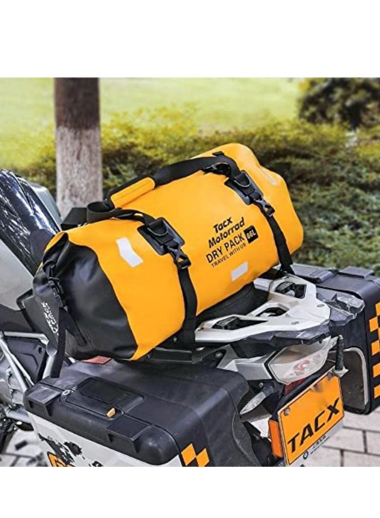 Large Waterproof Duffel Bag Rolltop Dry Backpack Duffle Bags For Kayaking Rafting, Boating Swimming Cmping Travel Gym Beach 66L - Image 3