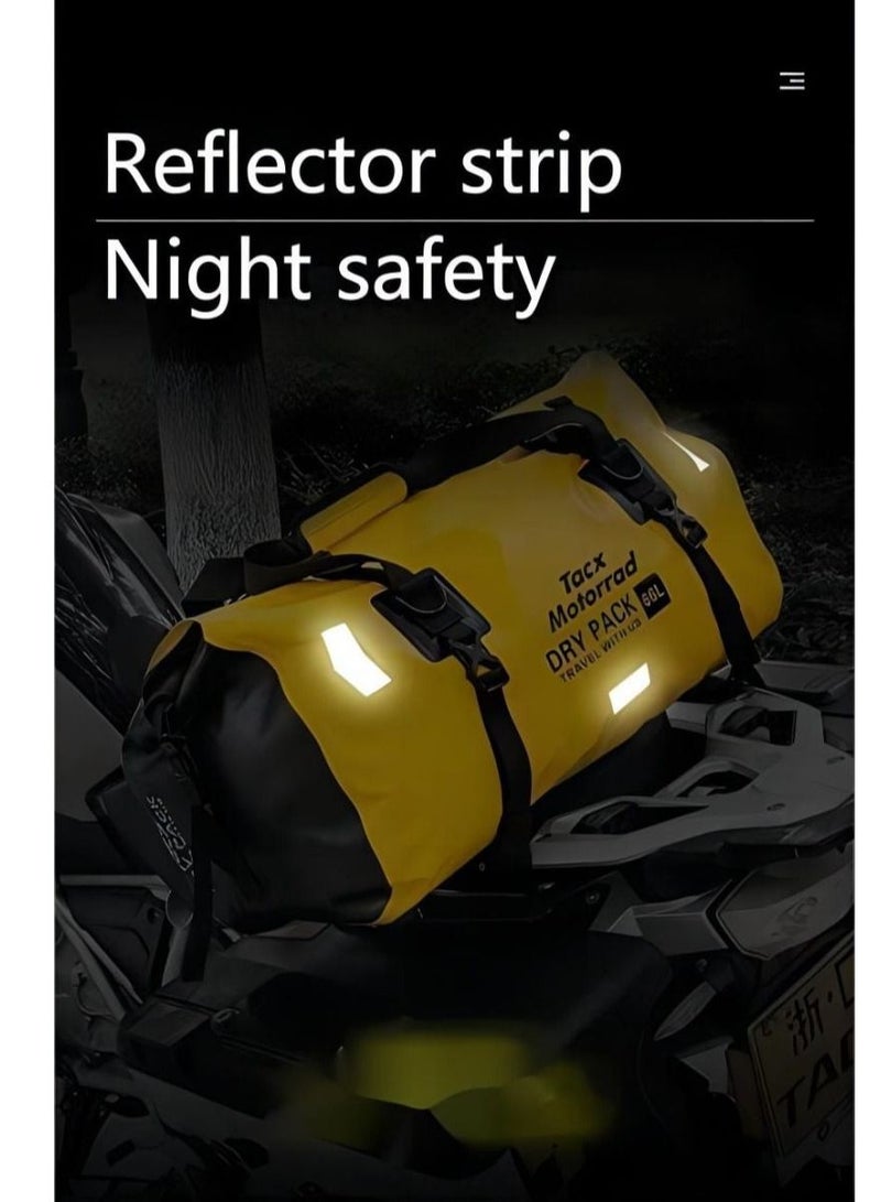 Large Waterproof Duffel Bag Rolltop Dry Backpack Duffle Bags For Kayaking Rafting, Boating Swimming Cmping Travel Gym Beach 66L - Image 5