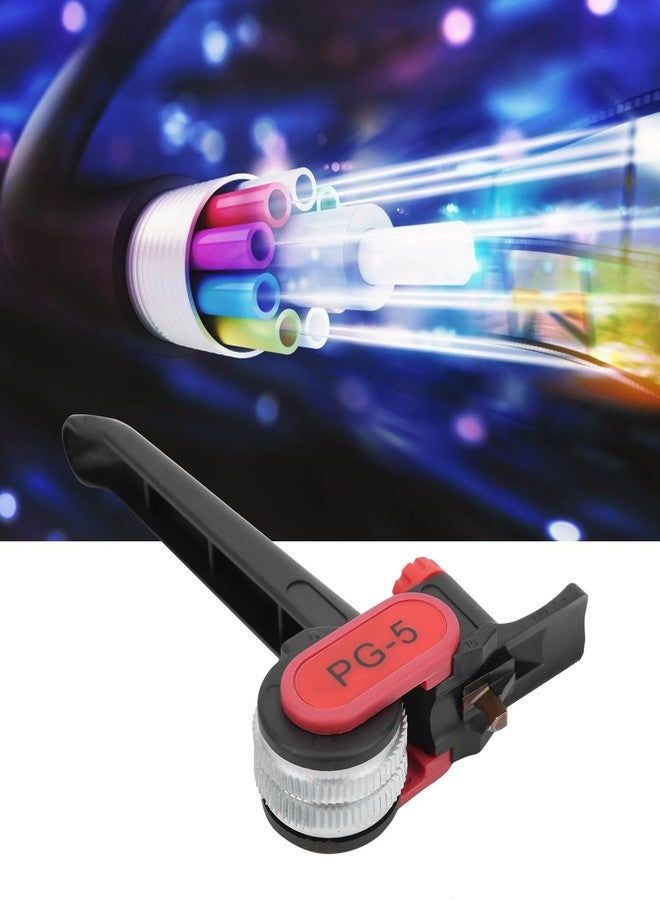 POCREATION Wire Stripper, Manual Cable Cutter with Replaceable Blade Longitudinal Slitter Tool for 25mm+ Diameter Cables - Protective Box Included PG-5 - Image 4