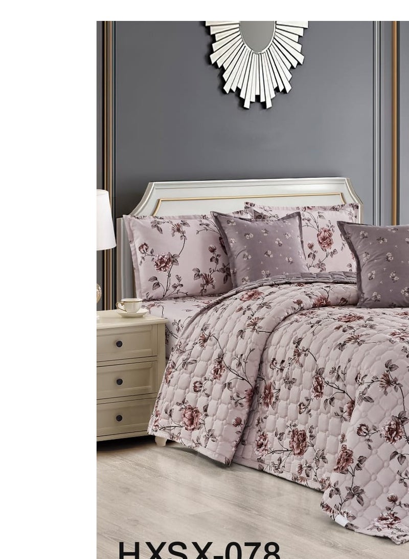 مون طقم لحاف نفرين مفرش مكون من 6 قطع بوليستر 250x230 سم - Image 2