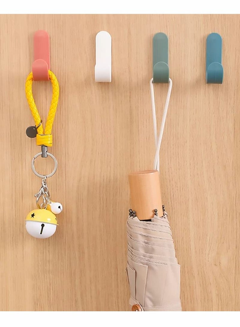 Y&D Adhesive Hooks Utility Wall Key for Decorative Holder Rack Self Towels Hats Shower, Kitchen Living Room Office(30 Pcs) - Image 2