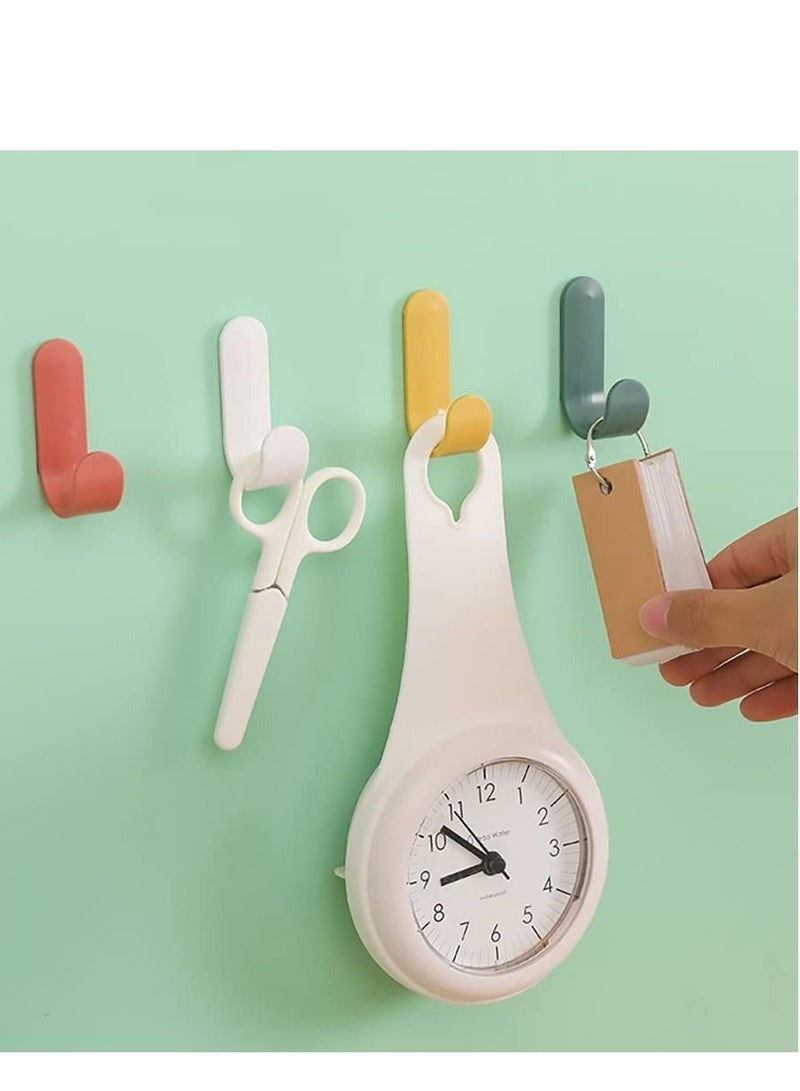 Y&D Adhesive Hooks Utility Wall Key for Decorative Holder Rack Self Towels Hats Shower, Kitchen Living Room Office(30 Pcs) - Image 4