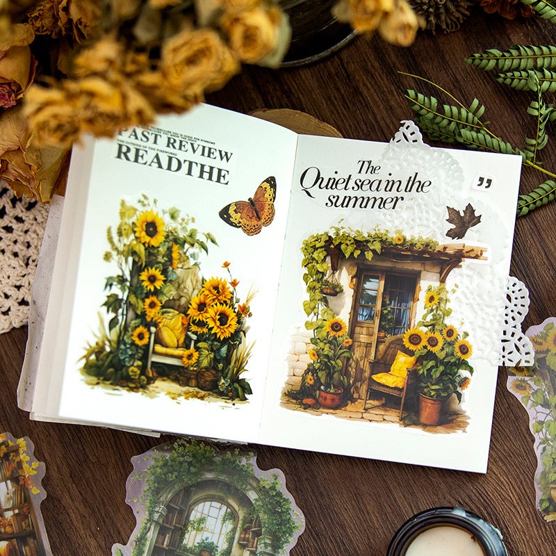 Yanji Pet Collage Card Fragmented Corner Series Hand Account Material Decorative Collage Base Notes 6 Models - Image 4