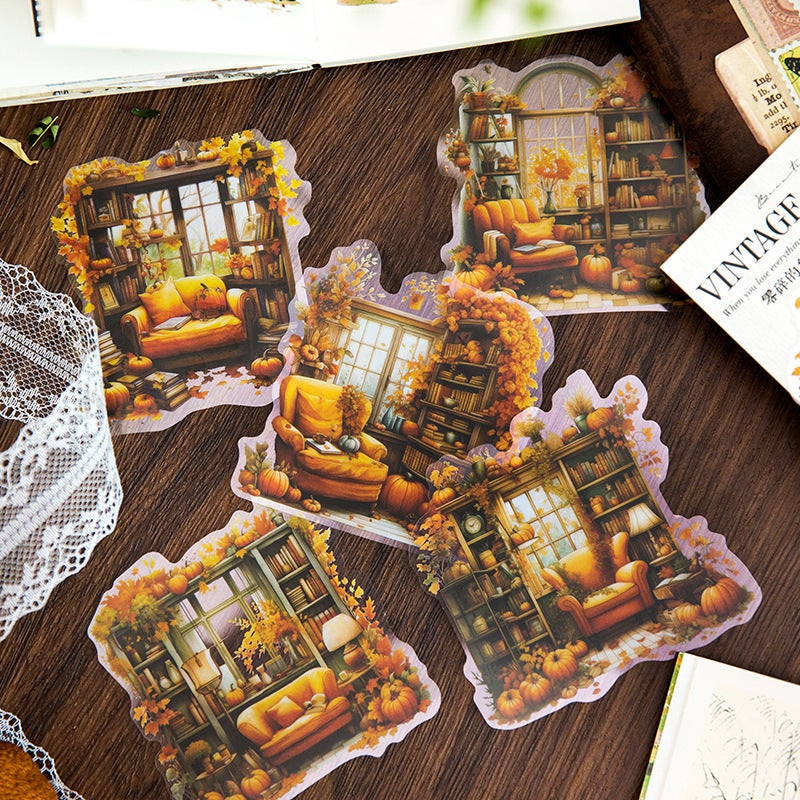 Yanji Pet Collage Card Fragmented Corner Series Hand Account Material Decorative Collage Base Notes 6 Models - Image 3