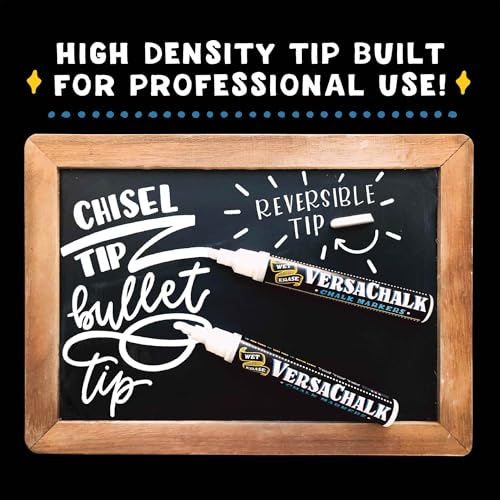 VersaChalk White Chalk Markers - 5mm Tip - Image 5
