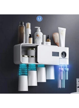 UV Toothbrush Holder Bathroom Wall Mounted Toothbrush Sterilizer Holder Multifunctional Toothbrush Storage Box - pzsku/ZD8F5279EDB439458E427Z/45/_/1698236565/cd0ea23c-b066-472a-9275-78fcb1c616b6