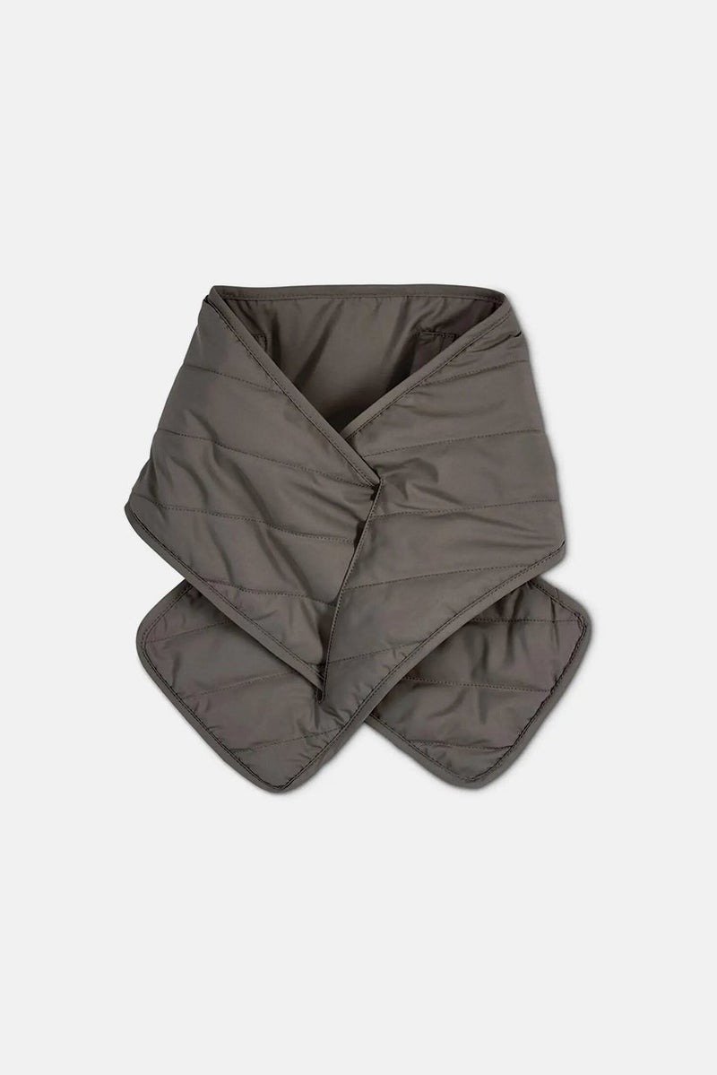 Tchibo Quilted Scarf with Warm Pillows, Army Green  - Image 3