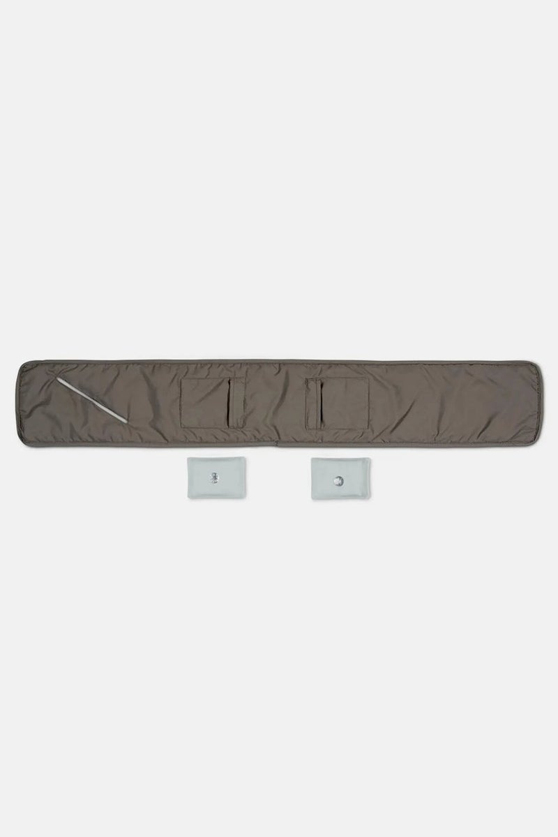 Tchibo Quilted Scarf with Warm Pillows, Army Green  - Image 2
