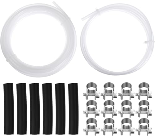 Innconee 1 Set Fuel Pipe Line Hose Clip Kit Compatible with EberspacherWebasto Heaters Tank Diesel Heater Fuel Line Kit Replacement 89031118 with Fuel Line Clips White Diesel Heater Hose - Image 1