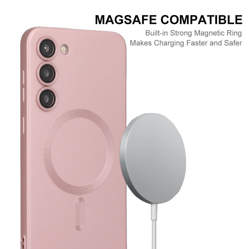 ENKAY For Samsung Galaxy A34 Magsafe Matte Tpu Phone Case With Lens Film(Black) - Image 3