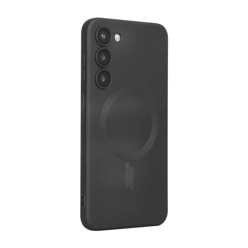 ENKAY For Samsung Galaxy A34 Magsafe Matte Tpu Phone Case With Lens Film(Black) - Image 1