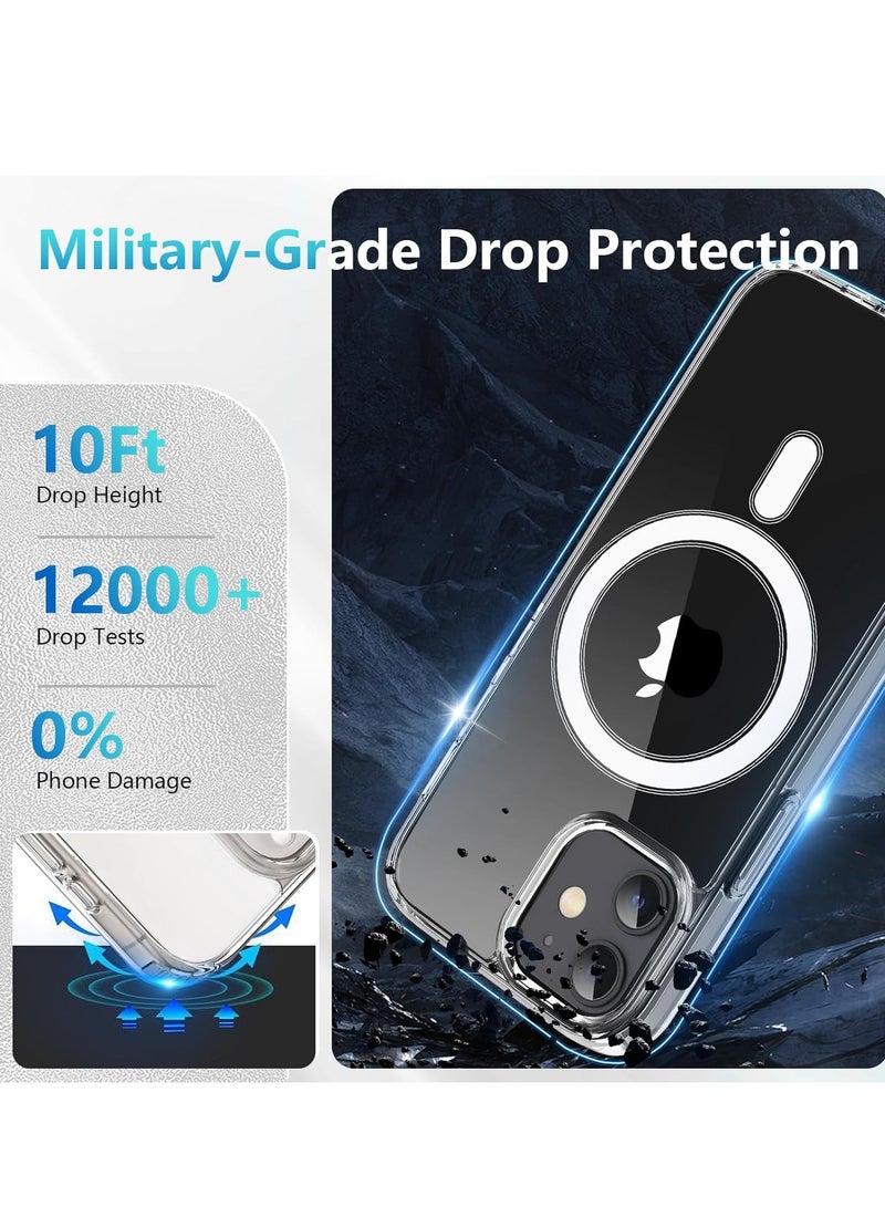 iPhone 11 clear Phone Case, Ultra-Thin Anti-Fall Anti-Scratch Anti-Yellow Silicone Protective Cover, for Magsafe Charger, Transparent(6.1 inch) - Image 2