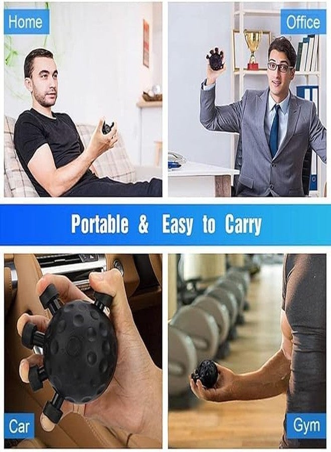 AESTROKE Hand Grip Strengthener|Hand Grip Exercise Ball for Finger, Hand, Wrist & Forearm Strength Training, Arthritis Relief, Stress Therapy & Rehab - Silicone Strengthener for Adults & Office Use - Image 4