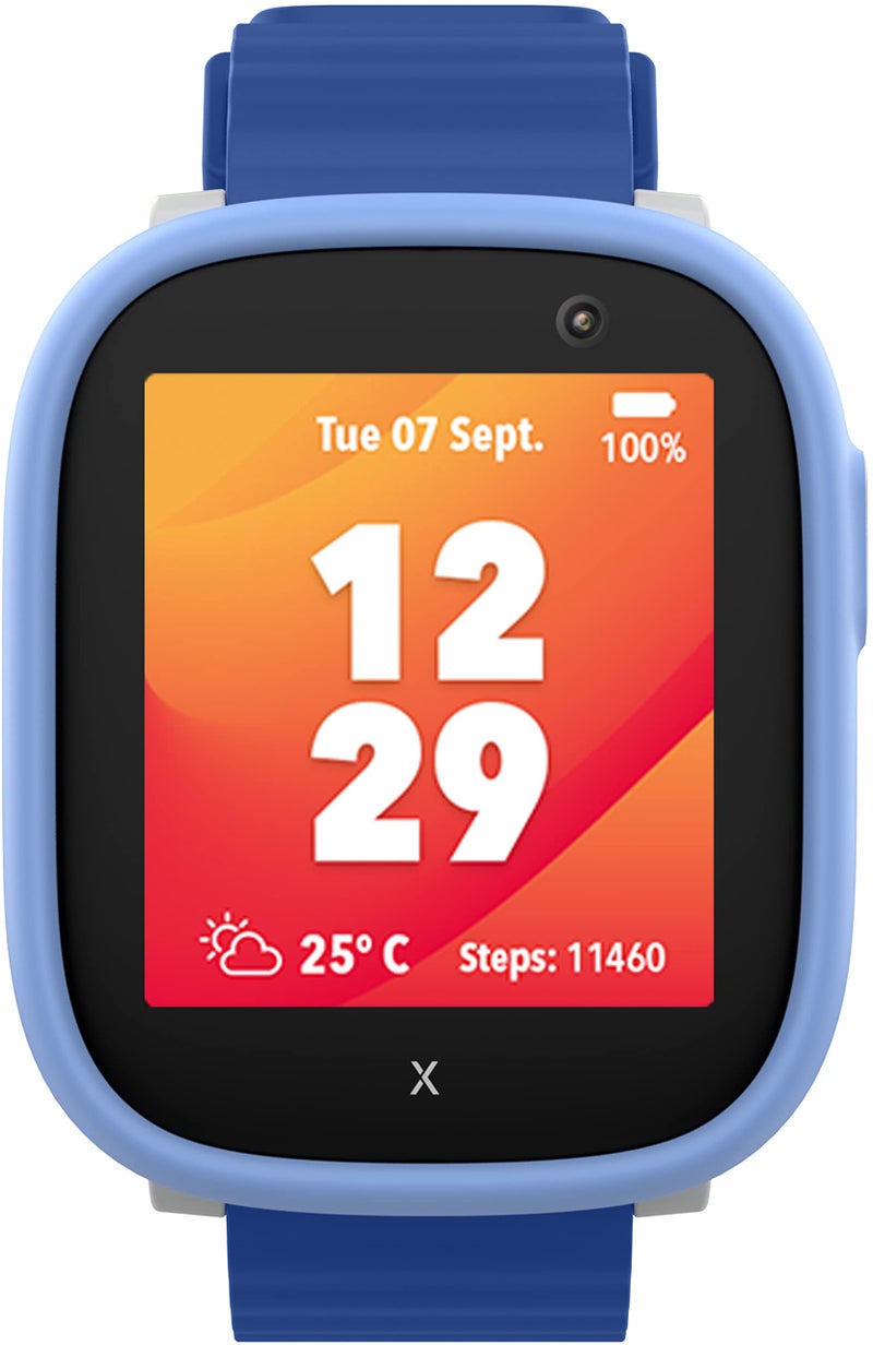 XPLORA X6 Play - Watch Phone for Children (4G) - Calls, Messages, Kids School Mode, SOS Function, GPS Location, Camera and Pedometer – (Subscription Required) (Blue) - Image 2