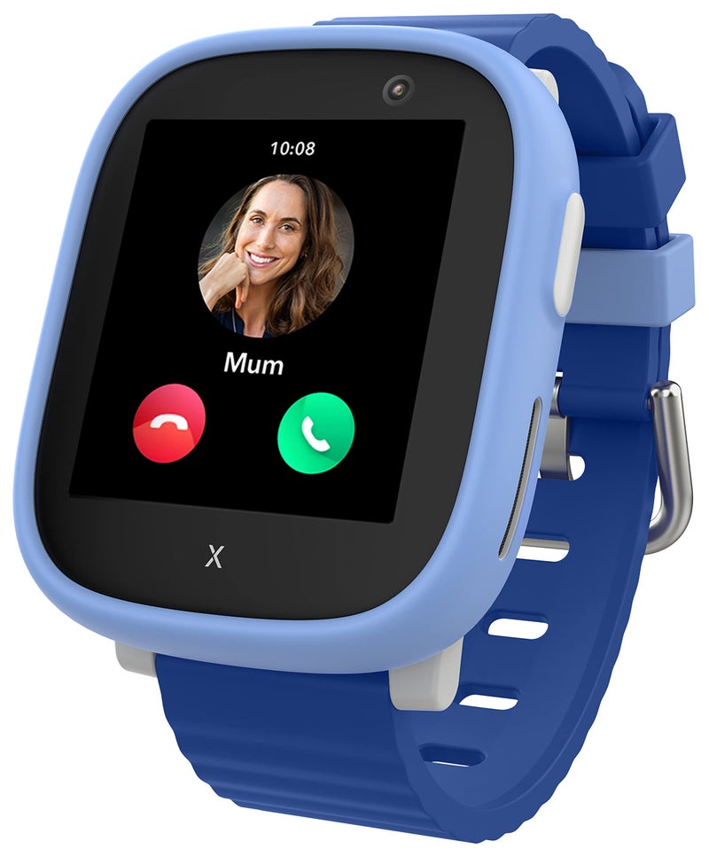 XPLORA X6 Play - Watch Phone for Children (4G) - Calls, Messages, Kids School Mode, SOS Function, GPS Location, Camera and Pedometer – (Subscription Required) (Blue) - Image 1